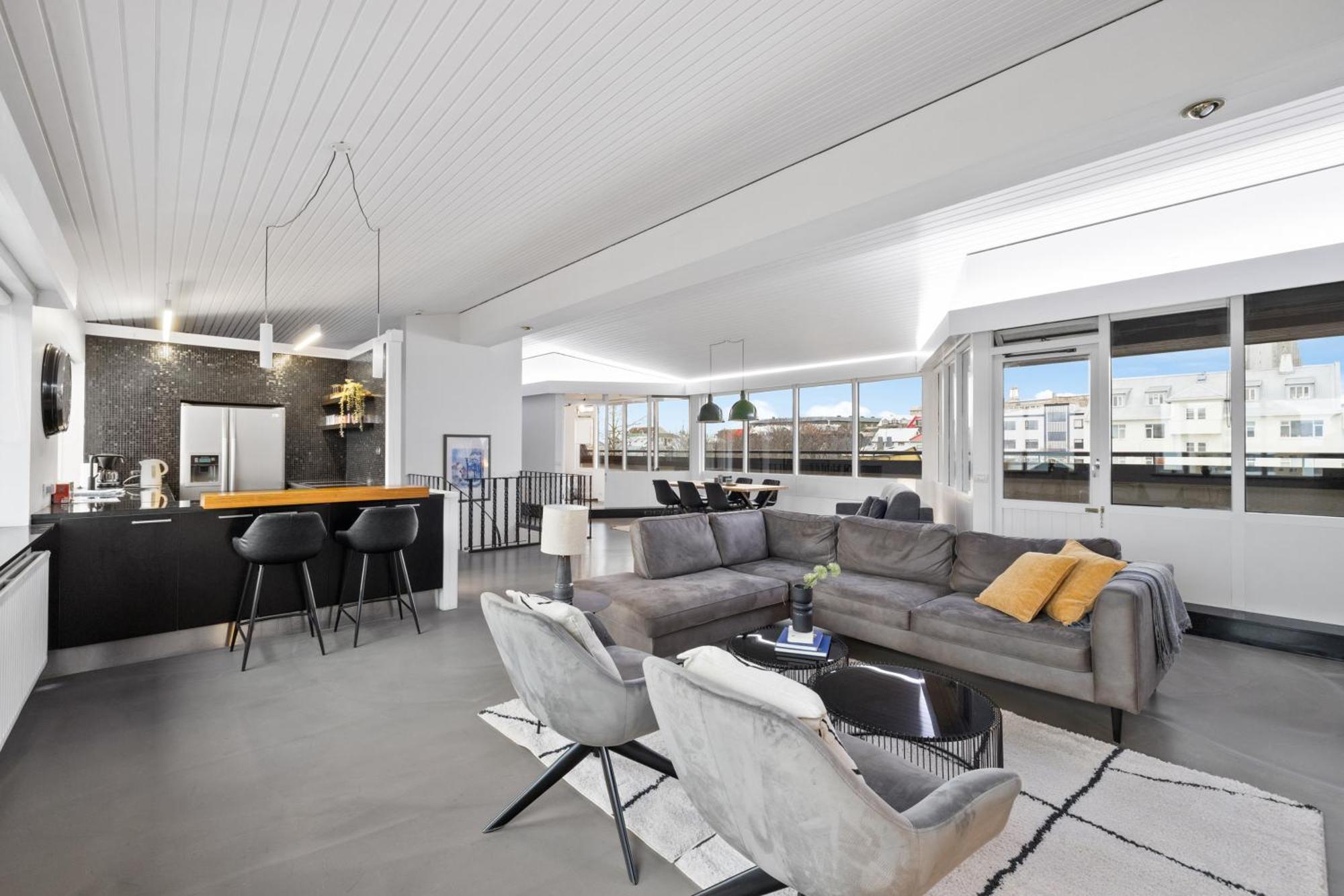 Penthouse Apt On The Shopping Street-Free Parking Reykjavik Exterior photo
